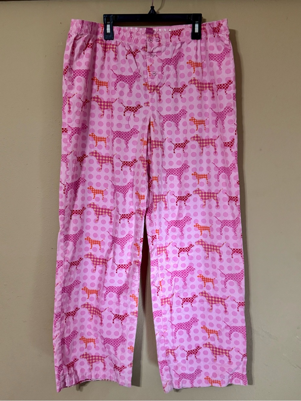 Vintage VS PINK Polka-Dot Dog Pajama Pants